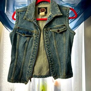 Paris Blues Jean Vest size smalll